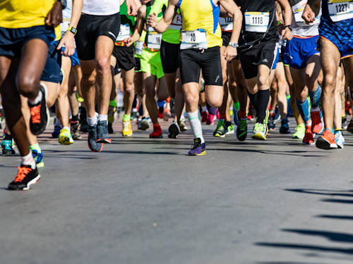 Marathon fundraising